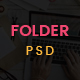 Folder -  Freelancer One Page Portfolio & Resume PSD Template - ThemeForest Item for Sale